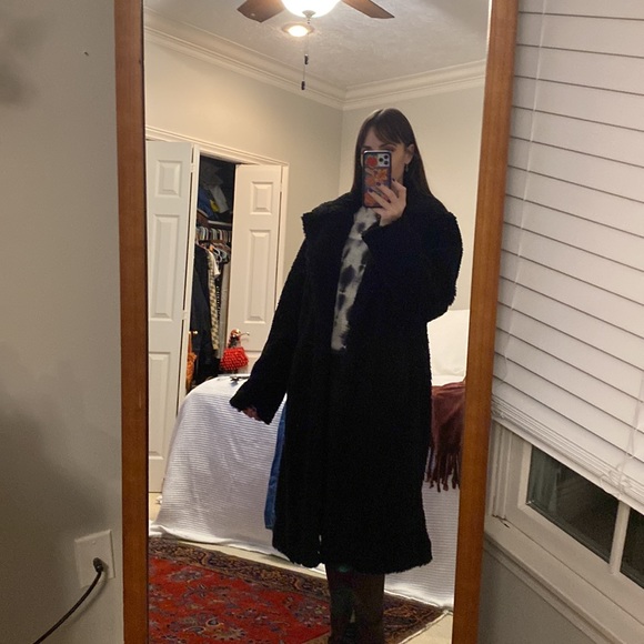 Fuzzy Urban Outfitters Coat - Picture 6 of 7